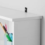 thumbnail of Helloshop26 - Mobile scaffale libreria porta CD/DVD 136,5 cm bianco 08_0000228