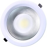 thumbnail of Downlight LED COB redondo empotrar, 30W 3000  lúmenes (= bombilla 250W), luz blanca natural 4200K para salón, cocina, tienda, negocio, oficina