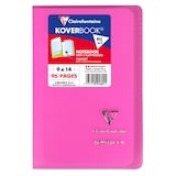 thumbnail of Clairefontaine 10x Koverbook Heft 9x14 cm, 48 Blatt kariert, Einband aus transparentem PP, Farben sortiert - Sortiert 921601C