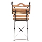 thumbnail of 2er-Set Biergartenstuhl HWC-J40, Klappstuhl Gartenstuhl, Gastronomie-Qualität Akazie MVG-zertifiziert ~ naturfarben