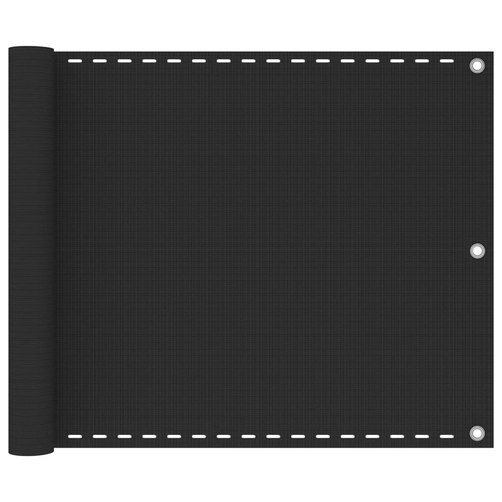 Helloshop26 - Tela para varanda tela de privacidade HDPE 75 x 600 cm antracite 02_0010154
