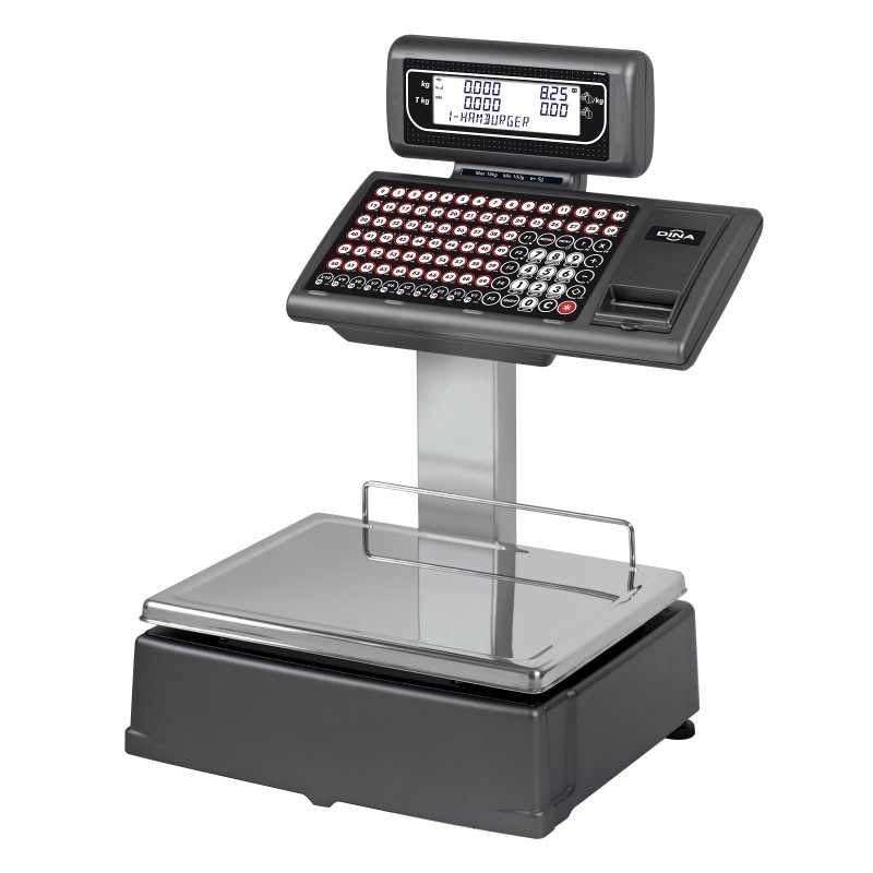 Balanza con impresora Dina m520 doble cuerpo con batería