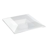 thumbnail of ECOLOMIQUE - 10 Pcs - Assiette plastique PP carrée creuse - 350 ml, 21,5 cm x 21,5 cm x 4 cm - ECO210AQ2121PP