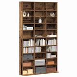 thumbnail of vidaXL CD Kast met plank Oud hout 101 x 23 x 177,5 cm Bewerkt hout
