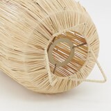 thumbnail of Aubry Gaspard - Lampe à poser en raphia - Ø 20 H 35 cm