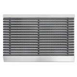 thumbnail of Schmutzfangmatte "Profi Brush" - Mentall Fußabtreter mit Alu-Rahmen / 40 x 60 cm (Grau)