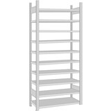 thumbnail of PROREGAL Sichtlagerkastenregal | Grundregal | HxBxT 200x87x40cm | 10 Ebenen | Fachlast 150kg | inkl. 40 Sichtlagerkästen | Verzinkt