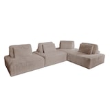 thumbnail of KAWOLA Modulsofa WIOLO SOFT 4 Module 4 Rückenkissen Weicher Breitcord taupe