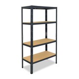 thumbnail of shelfplaza HOME Schwerlastregal 200x130x40 cm in anthrazit mit 4 Böden und 150 kg Traglast pro Boden