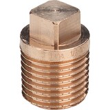 thumbnail of Stopfen Rotguss, mit Vierkant, AG 1/2  Viega