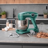thumbnail of KLAMER Küchenmaschine 1800W, Knetmaschine mit 6 Liter Edelstahl Schüssel, 10 Geschwindigkeitsstufen mit Timer, Rührbesen, Knethaken, Schneebesen und …