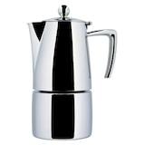 thumbnail of ILSA Cafetière expresso Slancio brillante pour induction en acier inoxydable 18/10 10 tasses