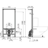 thumbnail of Alcadrain A113/1120 Montagerahmen für Hänge-WC kombi