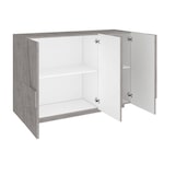 thumbnail of Web Furniture Ping Melaminico Mobile Ingresso 3 Ante 120cm   Cemento Bronx