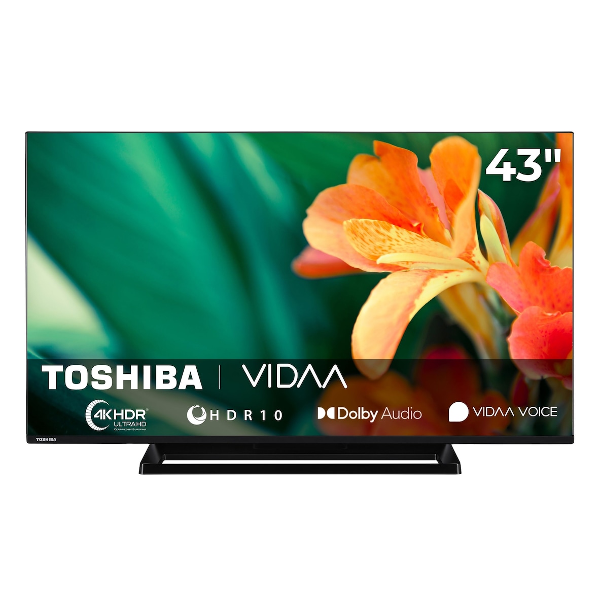 Toshiba 43UV3363DA Fernseher 43 Zoll Smart TV, VIDAA 4K UHD, HDR, Triple-Tuner, LED TV (2026)