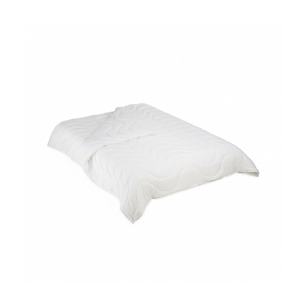 Relaxdays Bettdecke, 200x220 cm, 4 Jahreszeiten Decke, Öko-Tex Standard 100, Polyester, Schlafdecke Sommer, Winter, weiß
