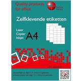 thumbnail of Benza Zelfklevende etiketten voor printer op A4 Vel - 99,1 x 139 mm - 4 Stickers per vel - 100 vel