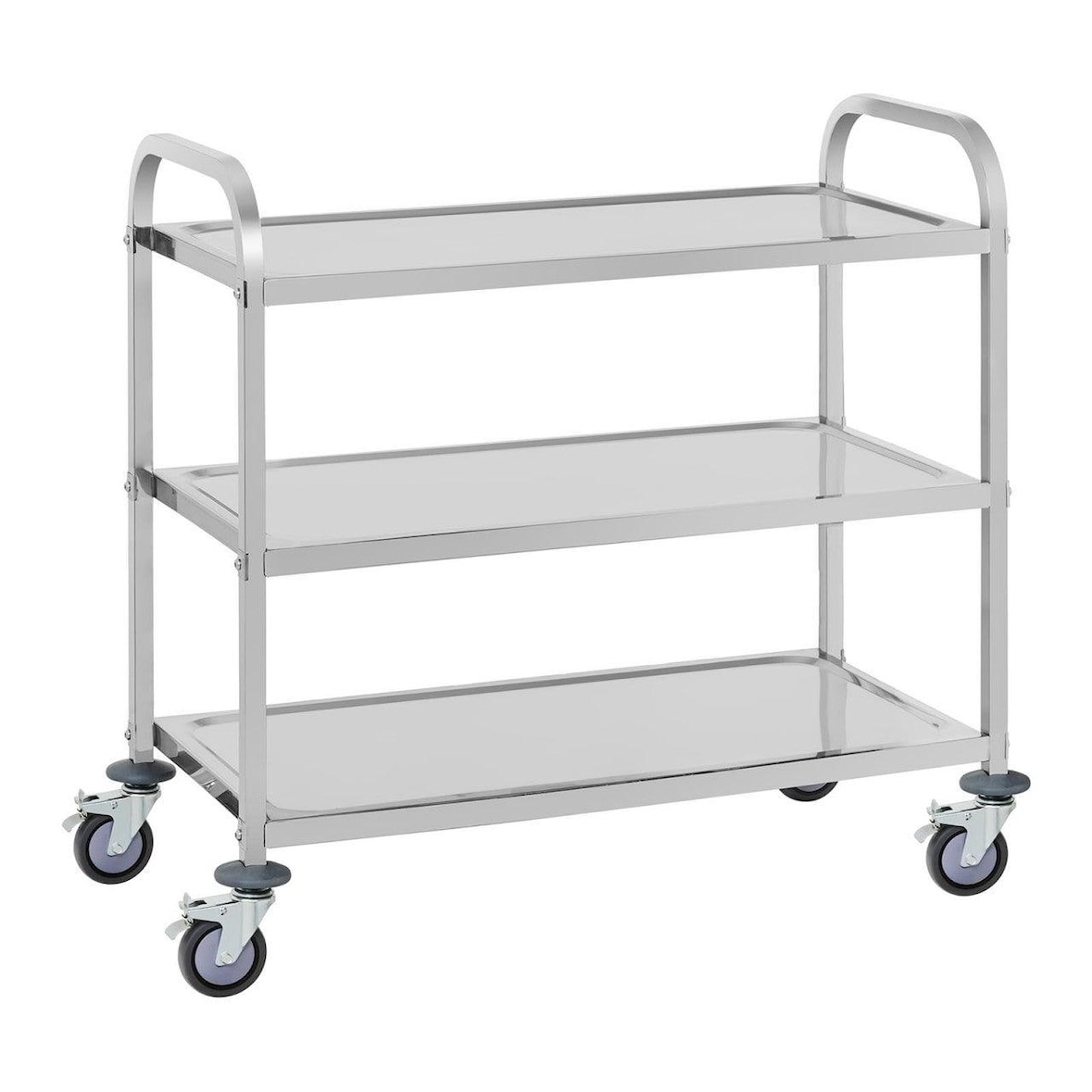 HELLOSHOP26 - Carrello di servizio in acciaio inox - 3 ripiani - fino a 150 kg 14_0000949