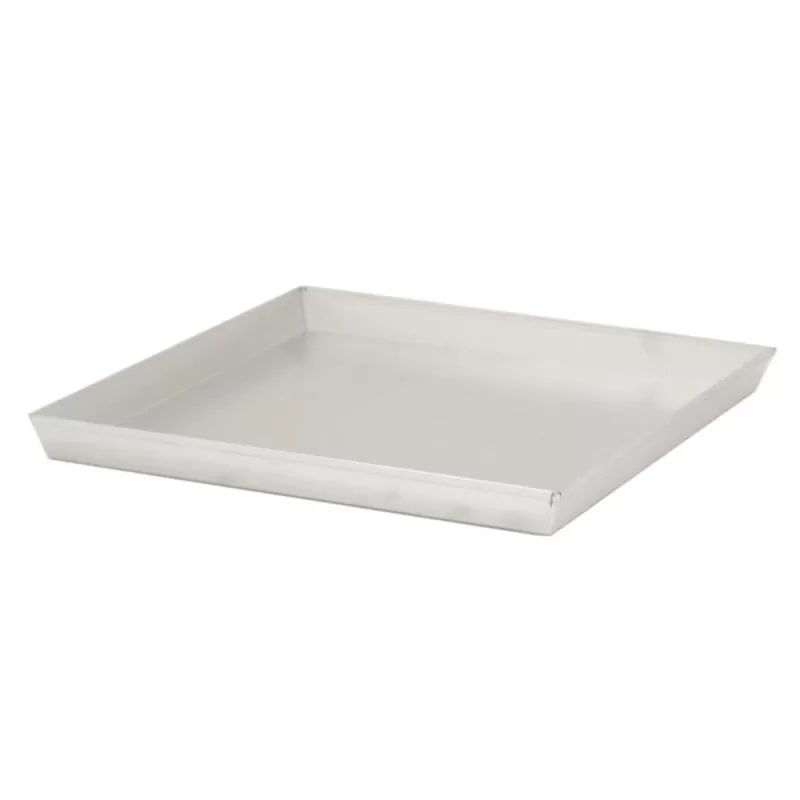 Giemme Spoleto – Professionelles Backblech aus Aluminium – 37x37 cm, Abgeschrägter Rand 3 cm