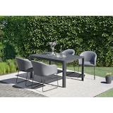thumbnail of Gartentisch KATRIN - Kunststoff, Schwarz, 149x97x75cm | Ausziehtisch Esstisch Wetterfest Outdoor Tisch