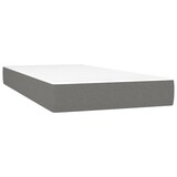thumbnail of vidaXL Boxspringbett mit Matratze & LED Dunkelgrau 80x200 cm Stoff