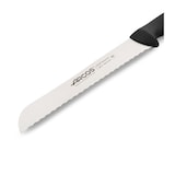 thumbnail of Arcos Cuchillo Panero, Hoja Serrada de Acero Inoxidable NITRUM de 200 mm, Mango inyectado en Polipropileno, Color negro