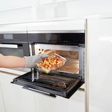 thumbnail of EMSA Clip & Close GLAS Frischhaltedose, Vorratsbehälter, Vorratsdose, Transparent / Rot, 0.8 L, N10414