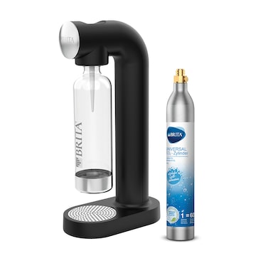 Brita sodaONE Schwarz, Silber