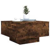 thumbnail of Table basse avec lumières LED chêne fumé 55x55x31 cm Modèle Atlas Infinite Industriel