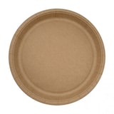 thumbnail of Platos de cartón Kraft 220mm (400 uds)