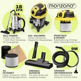 thumbnail of MONZANA® Nass Trockensauger 30L GS-zertifiziert Steckdose