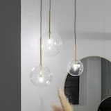 thumbnail of Equinoxe sp1 d25, Messing-Pendelleuchte, Ideal Lux