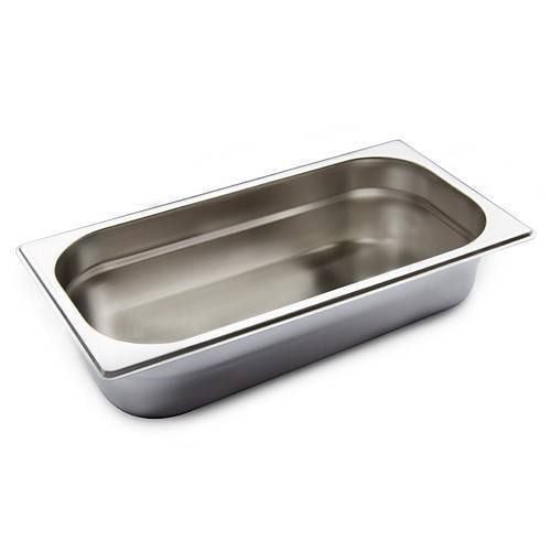 Contenedor Gastronorm de acero inoxidable GN1/3 P65mm - 2,5 litros - Equipementpro