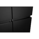 thumbnail of Hisense RQ758N4SAFE Cross Door, Total NoFrost, Super-Kühlen und Super-Gefrieren Funktion, 609 l Nutzinhalt, EEKL E, schwarz