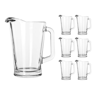Libbey 6-delige set - Pitcher - 1774 ml Ø: 20 cm, H: 23,5 cm