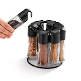 thumbnail of Gewürzständer mit 8 Gläser Gewürzaufbewahrung Gewürz Gewürzeregal Ständer Regal