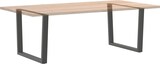 thumbnail of Helloshop26 - Set aus 2 V-förmigen Esstischbeinen 100 x 72–73,3 cm verstellbare Stabilität modernes Design aus anthrazitfarbenem 02_0056944