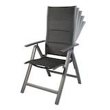 thumbnail of Alu Klappsessel 6-fach verstellbar gepolstert Gartenstuhl Liegestuhl Liegesessel