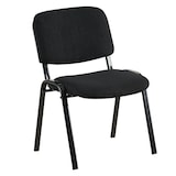 thumbnail of Konferenzstuhl Iso | 50er Set Schwarz | stapelbarer Besucherstuhl