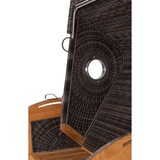 thumbnail of Strandkorb deVries PURE® Sailor XL - PE stone grey - Dessin 198 - inkl. Schutzhülle