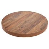 thumbnail of Plateau de table rond Bolero 60 cm effet bois vieilli