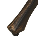 thumbnail of Mesa de jardín aluminio fundido color bronce 90x90x74 cm