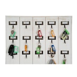 thumbnail of Biscottini Wandschlüsselhalter aus Holz 60x49,5 cm - Schlüsselhalter 25 Haken - Wandschlüsselkasten - Eingangsschlüsselhalter