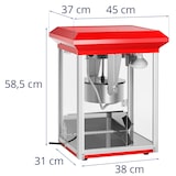 thumbnail of Royal Catering Popcornmaschine - 1300 W - 5 kg/h - rot -