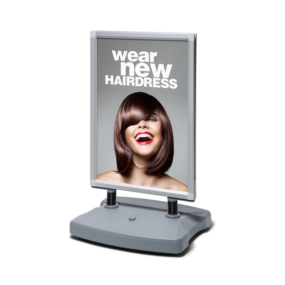 Exposiciónate Cavalletto pubblicitario bifacciale per esterni (A1) WTRA1WR