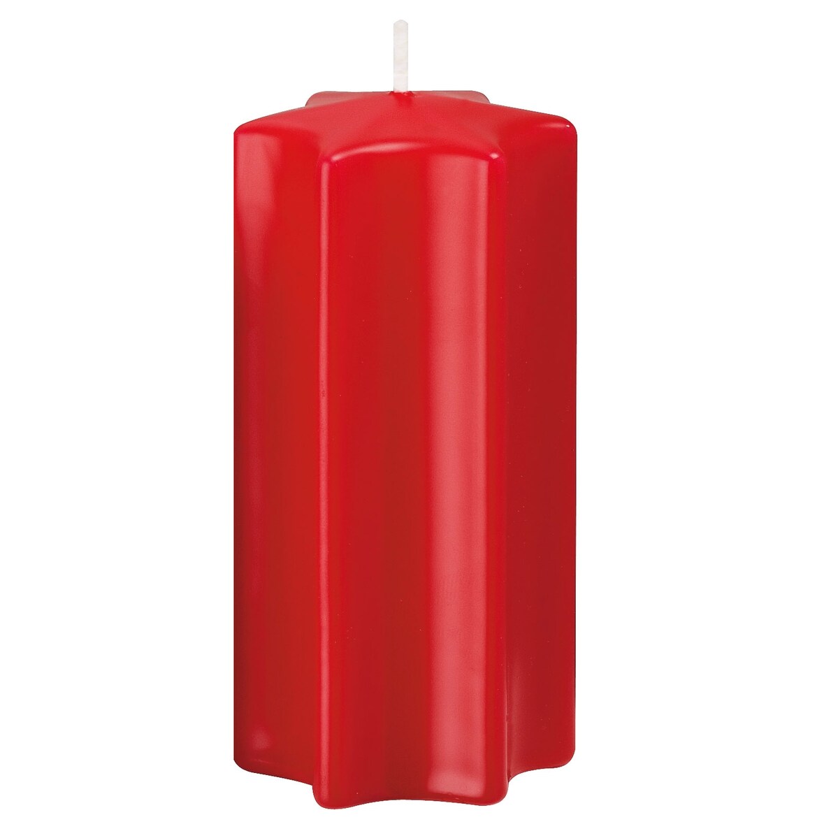 Kerzen Sternkerzen Rot, 120 x 60 mm, 8 Stück