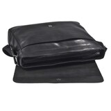 thumbnail of Greenburry Umhängetasche Leder schwarz 38x27cm Damen Herren Schultertasche Messengerbag Aktentasche