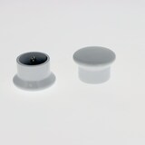 thumbnail of Lot 2 Embouts Chapeau pour tringles à rideaux de Diam. 20mm en Blanc Mat - Boulet