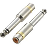 thumbnail of SpeaKa Professional SP-6672048 KCA-635 Klinke / Cinch Audio Adapter [1x Klinkenstecker 6.35 mm - 1x