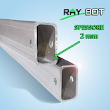 thumbnail of RAY BOT Gazebo pieghevole 4x8 bianco Exa 55mm alluminio con laterali PVC 350g